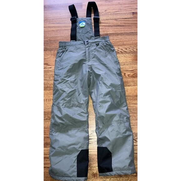 Slalom Kids Snow Ski Lined Pants Suspenders Size Large 10/12 + Gerry Earband EUC - Picture 1 of 6
